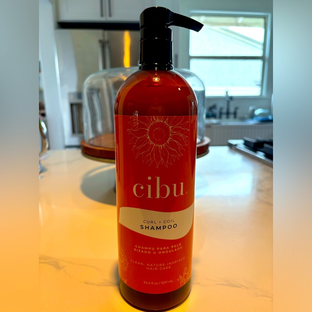 Cibu - curl+coil shampoo, Clean, Nature- Inspired Hair Care 34.4fl oz/1017ml